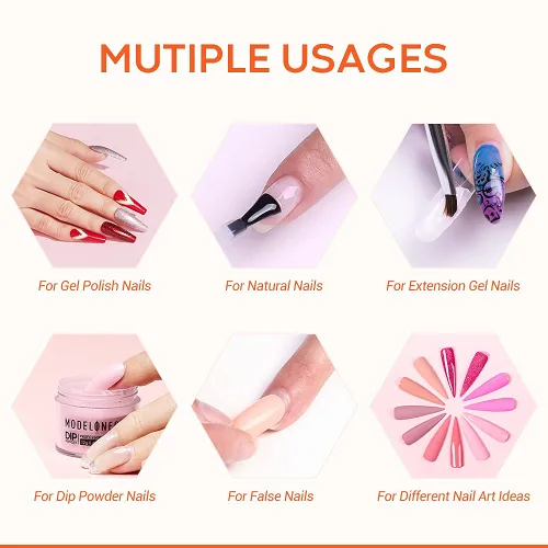 Miniatura 8 de modelones Juego de 3 bases y capa superior de gel mate de 0.5 fl oz