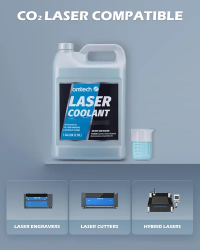 Miniatura 2 de OMTech Refrigerante de CO2 para Láser, Líquido Refrigerante No Conductivo, Fluido de Transferencia de Calor para Grabador Láser, Enfriador de Agua