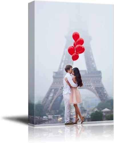 NWT Impresiones de lienzo personalizadas con tus fotos, ideas de aniversario, imágenes de lienzo personalizadas para pared para imprimir enmarcadas