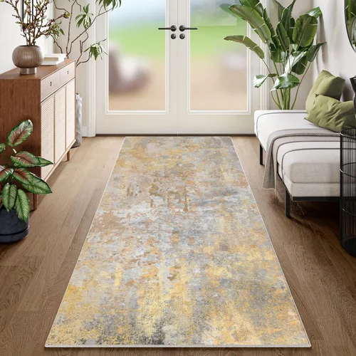 Miniatura 24 de Tapete de entrada de 2 x 3 pulgadas, color dorado beige, para entrada interior, 24 x 36 pulgadas, lavable y pequeño, para suelo de cocina, entrada