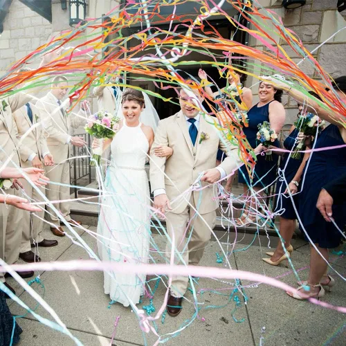 Miniatura 5 de BEISHIDA Streamers Popper Lanzador de Serpentinas de Mano Confeti Sin Desorden para Año Nuevo 2026 Día de San Patricio Celebración de Pascua
