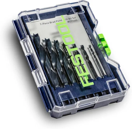 Miniatura 2 de Festool 577483 CENTROTEC - Juego de brocas de punta brad (7 piezas, BKS D 1/8"-1/2") CE/W/7