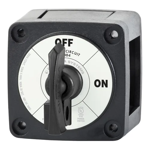 Miniatura 20 de Blue Sea Systems 6006 interruptor aislador de batería serie m ON/OFF con llave de bloqueo, rojo