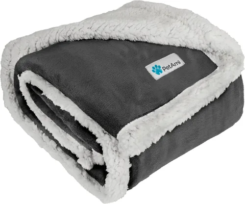 Miniatura 12 de PetAmi Manta para perros pequeños y medianos, manta de cama para mascotas, gatos, cachorros, gatitos, funda de vellón para muebles, protector