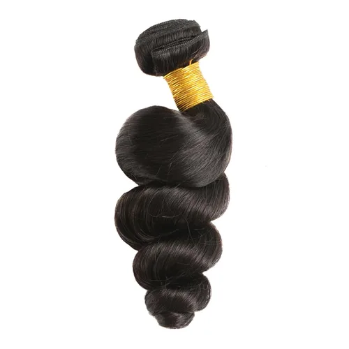 Miniatura 2 de Extensiones de cabello humano corto ondulado suelto, 1 Bunldes, 100% sin procesar, cabello virgen brasileño de 8 pulgadas, extensiones de cabello