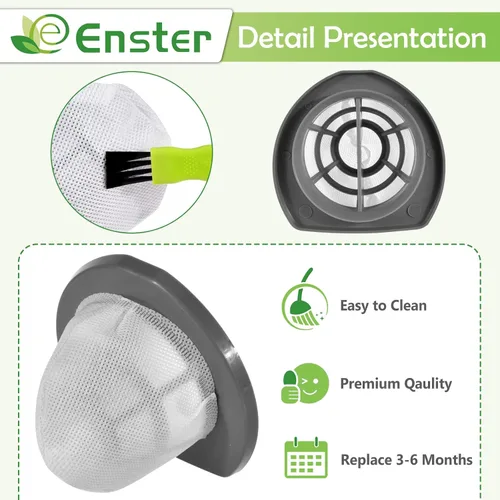 Miniatura 3 de Paquete de 4 filtros de repuesto 2033 compatibles con aspiradora Bissell Featherweight Stick sin bolsa 20331, 20333, 20334, 20336, 20339, 2033M, 4