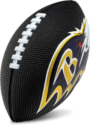 Miniatura 35 de Franklin Sports NFL - Fútbol americano de espuma para niños, pelota suave de tamaño junior de 8.5 pulgadas con logotipos 3D, perfecta para el día
