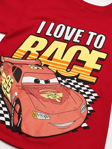 Miniatura 2 de Disney Camiseta Cars Lightning McQueen para niño, Gris