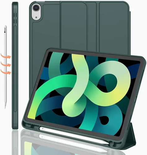 Miniatura 28 de iMieet Funda para iPad Air de 11 pulgadas M3 (2025) / M2 (2024), iPad Air de 5ª/4ª generación 2022/2020 de 10.9 pulgadas con soporte para lápices