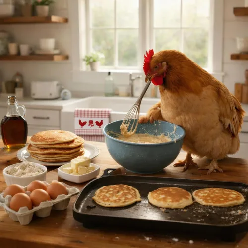 Miniatura 13 de Backyard Chickens - Juego de 4 toallas de cocina de rizo de algodón a cuadros (surtido)