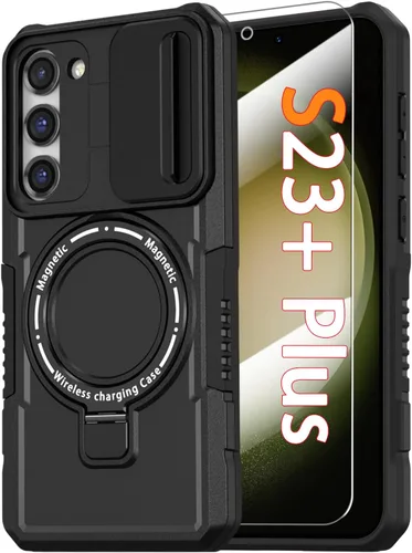 Miniatura 23 de Funda magnética para Samsung Galaxy Note 20 Ultra con soporte de anillo [con protector de pantalla] [Compatible con carga inalámbrica MagSafe] Funda
