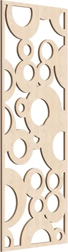 Miniatura 56 de Farwell Paneles de pared decorativos de madera con calado, 13 3/8 pulgadas de ancho x 34 3/8 pulgadas de alto x 1/4 de alto, roble rojo rojo