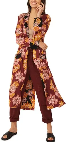 Free People Plumero estampado Niya para mujer (combinación de arándanos, mediano), multicolorfantasía (Cranberry Combo)