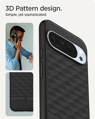 Miniatura 5 de Spigen para Pixel 10 Pro XL, funda Parallax MagFit (2025) [Diseñada para Pixelsnap, compatible con accesorios MagSafe] - negro mate