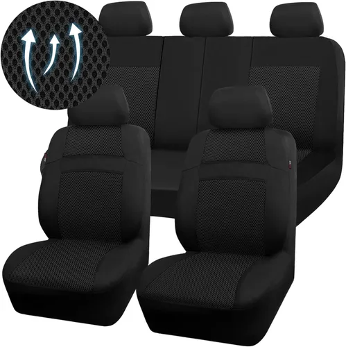 Miniatura 10 de CAR PASS Fundas de Asiento de Automóvil de Malla de Aire Solo para Asientos Delanteros, Fundas de Asiento Universales para Automóvil que se Ajustan
