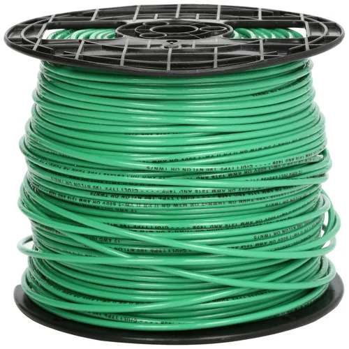 Southwire Company 22971601 Alambre de construcción, Thhn, calibre 12 Awg, marrón, 500 pies