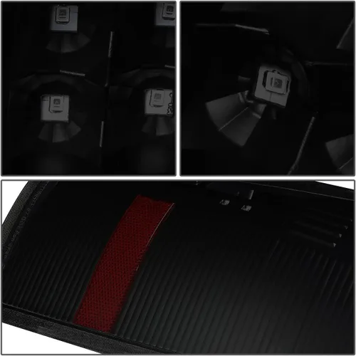 Miniatura 4 de Auto Dynasty Luces Traseras de Cola Compatibles con 2007-2014 GMC Sierra 1500 2500HD 3500HD, Luces de Freno DRL Completas LED para Conductor