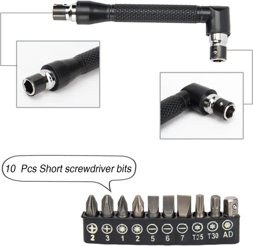 Miniatura 7 de Herramienta de extracción de cambio de correa compatible con Polaris RZR S 900/XP/RZR XP4 1000 con kits de extensión de broca flexible