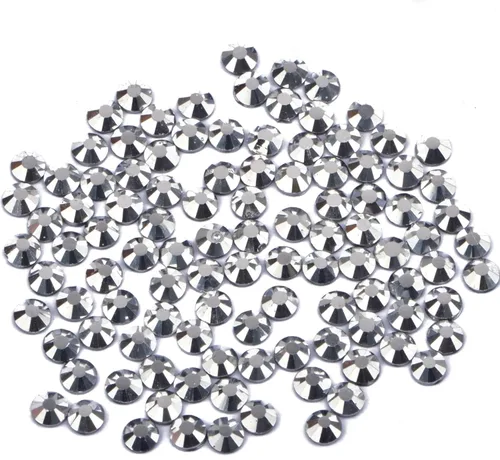Miniatura 42 de Massive Beads 7800 vasos de hierro termoadhesivos con parte trasera plana, 5 tamaños, diamantes de imitación para hacer proyectos de bricolaje