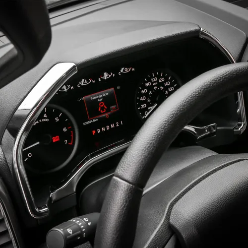 Miniatura 6 de Voodonala Moldura cromada de salpicadero para Ford F150 F250 F350 Super Duty 2015, 2016, 2017, 2018, 2019, 2020, cromado Cromo