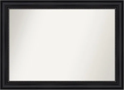 Miniatura 139 de Amanti Art Espejo personalizado, espejo de baño negro Astor, espejo de pared o espejo de tocador de baño sobre el fregadero (25 x 25 pulgadas)