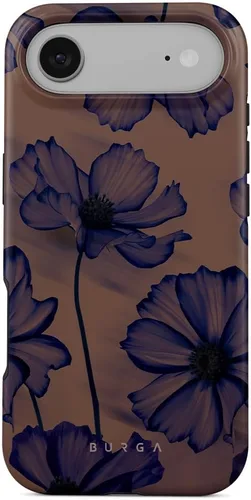 Miniatura 63 de BURGA-Funda p/teléfono compatible c/iPhone 14 Plus, carcasa rígida híbrida de 2 capas + Funda protectora de silicona, almendras latte a lunares