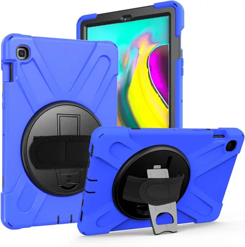 Miniatura 3 de KIQ Shield Series Samsung Tab 10.1 Case SM-T510/T515 Samsung Galaxy Tab A 10.1 Case 2019 Cubierta resistente a prueba de golpes 360 Kickstand