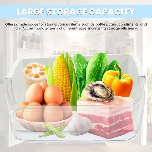 Miniatura 6 de HECASA AAP73252202 AP5602939 Estante para puerta de refrigerador compatible con LG Kenmore Elite Refrigerador Door Bin AH3637058 PS3637058 AP5602939