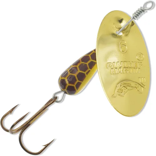 Miniatura 27 de Panther Martin Nature Series - Señuelo de pesca con diseño de lágrima, atrapa trucha, lucioperca, perca, cangrejo, pickerel, grayling y más. Oro