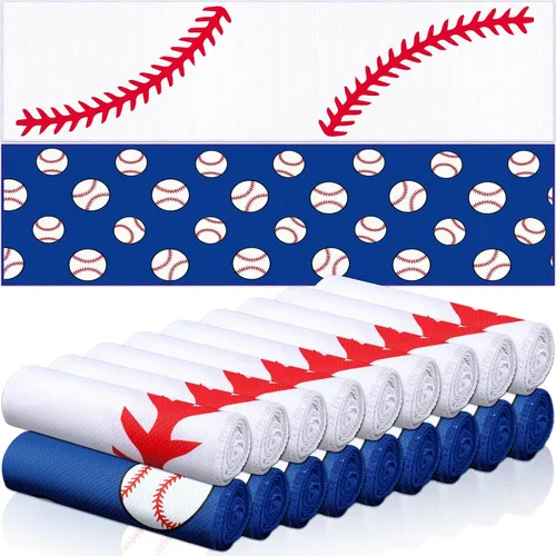 Miniatura 14 de FuWeave Paquete de 12 toallas de enfriamiento de béisbol para equipos deportivos, regalos de 40 x 12 pulgadas, toallas de enfriamiento deportivas