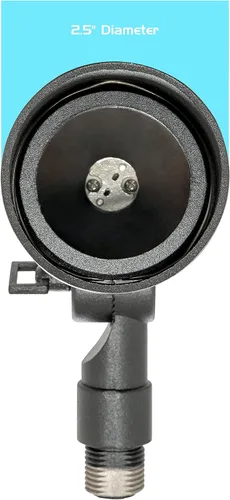Miniatura 2 de Westgate Mfg. AD-102-BK 20W 12V Luz direccional con capucha de aluminio fundido, cuerpo sólido, color negro