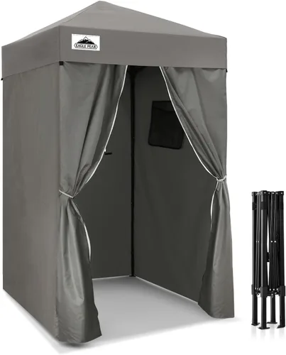 EAGLE PEAK Flex Ultra Compact 4x4 Toldo desplegable, refugio solar, vestidor, toldo portátil de privacidad para piscina, sesiones de fotos o