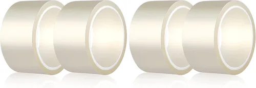 Miniatura 10 de Zonon Cinta térmica transparente de 108 pies para sublimación y transferencia de calor, resistente a altas temperaturas, ideal para placas