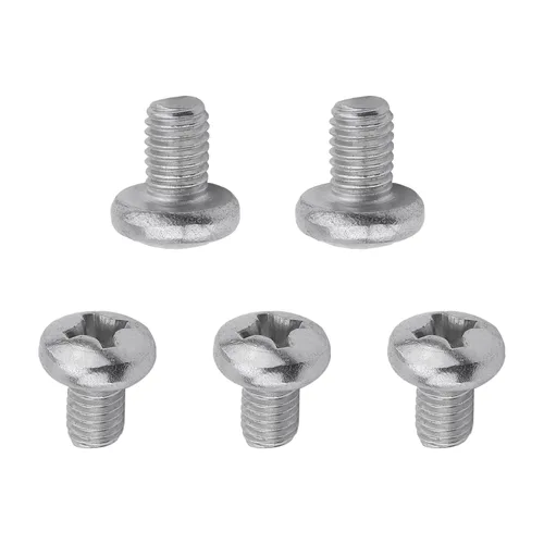 Miniatura 71 de MroMax 5 tornillos de máquina Phillips de cabeza plana M8 x 0.984 in, acero inoxidable 304 18-8, rosca completa, tornillos de cabeza cruzada gris