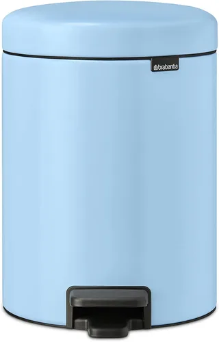 Miniatura 31 de Brabantia NewIcon - Cubo de basura con pedal de cierre suave para cocina, con cubo extraíble, 3.2 galones, azul soñado Azul (Dreamy Blue)