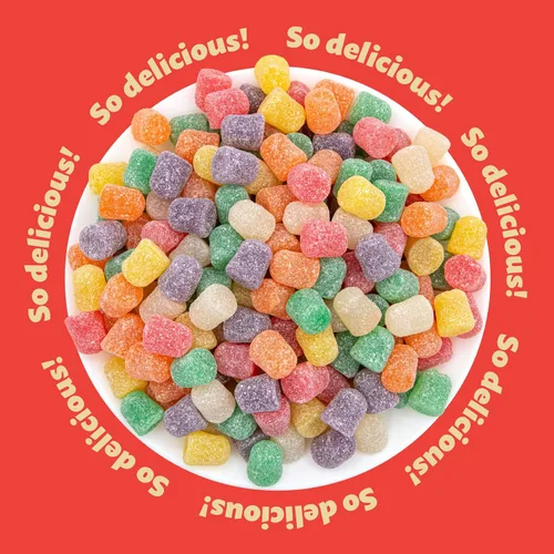 Miniatura 4 de Gotas de especias, gotas de goma de mascar especiadas, caramelos de goma, bolsa de 2 libras Menta verde, gaulteria, menta, clavo, anís, canela