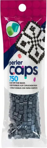 Miniatura 9 de Perler 80-16107 Solid-Top Cap Perler Beads, Bronceado, 750 piezas