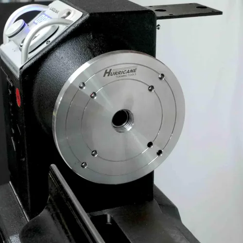 Miniatura 2 de Hurricane Turning Tools, Placa frontal de acero de 6" para torno de madera, 1" x 8 TPI