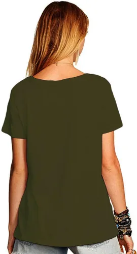 Miniatura 2 de Romastory playera manga corta de verano informal y holgada con estampa para mujer