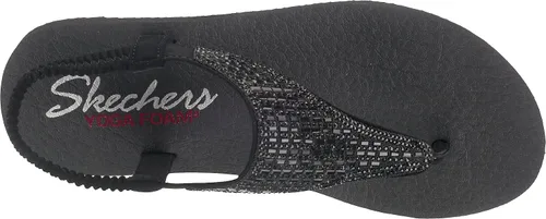 Miniatura 6 de Skechers Sandalia plana Meditation-Rock Crown para mujer, Negro