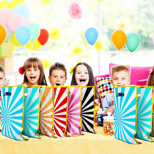 Miniatura 3 de 60 bolsas de plástico para regalo de fiesta para feliz cumpleaños, recuerdo de caramelos, devolución de golosinas, decoración de baby shower