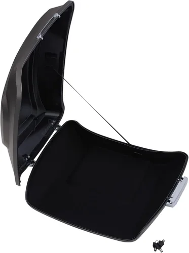 Miniatura 7 de TCT-MOTORPARTS Paquete de maquinilla de afeitar tronco con pestillo apto para Harley TourPak Road King Road Glide 14 y posteriores color #2