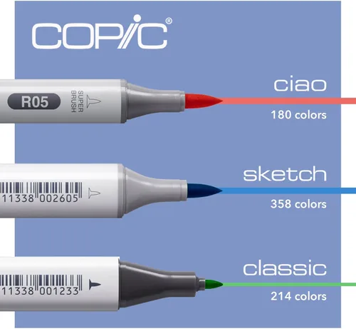 Miniatura 6 de Copic Sketch, Marcadores de Alcohol Ultra-combinables, Juego de 72 Piezas A Establece un