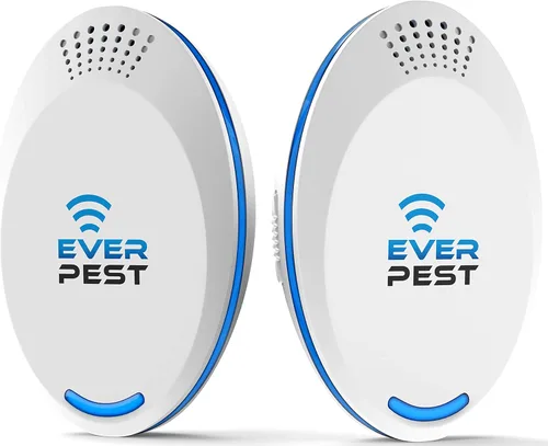 Control ultrasónico repelente de plagas 2026 (paquete de 2), enchufe para el hogar, pulgas, ratas, cucarachas, cucarachas, mosca de la fruta,