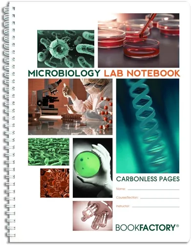 Miniatura 10 de BookFactory Cuaderno de laboratorio de biología autocopiativo, 75 juegos de páginas (8.5 x 11 pulgadas) (duplicador), páginas de cuadrícula