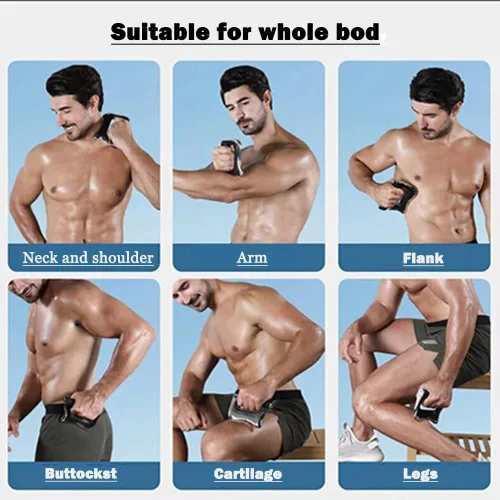 Miniatura 8 de Herramienta de masaje Gua Sha Cuchillo multifuncional para aliviar molestias musculares, regalo de Navidad, cuchillo eléctrico para fascia