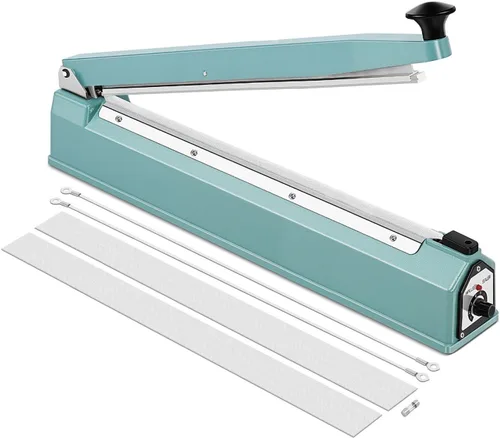 Miniatura 11 de Flexzion Selladora de impulso de 8 pulgadas (200 mm) de 300W con modo de calentamiento ajustable, sin necesidad de precalentamiento, selladora