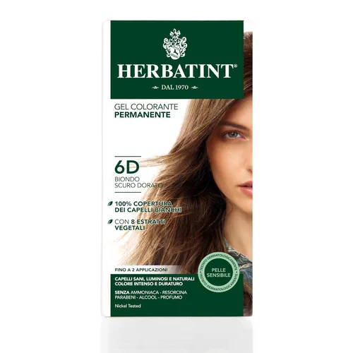 Miniatura 2 de Herbatint Tinte para el cabello rubio dorado oscuro 6D