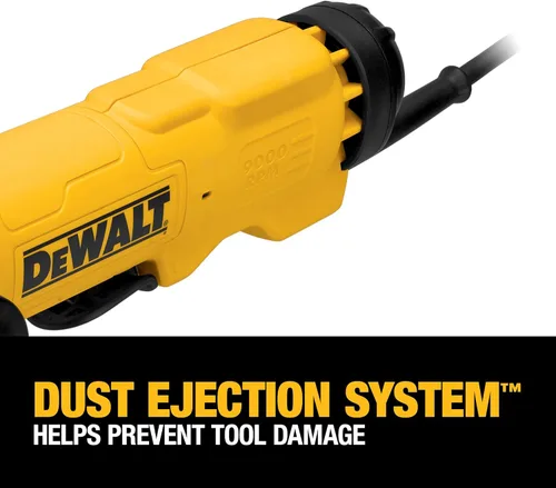 Miniatura 6 de DEWALT Amoladora angular, 6 in., 13 Amp, 9,000 RPM, embrague electrónico, sistema de expulsión de polvo, sin bloqueo, amoladora eléctrica (DWE43144N)