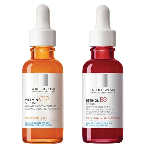 Miniatura 16 de La Roche-Posay Suero puro de Vitamina C al 12% para cara con ácido hialurónico y ácido salicílico, suero facial hidratante, aumenta la luminosidad